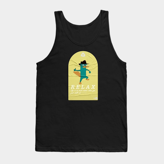 perry the platypus relax 01 Tank Top by Nangers Studio